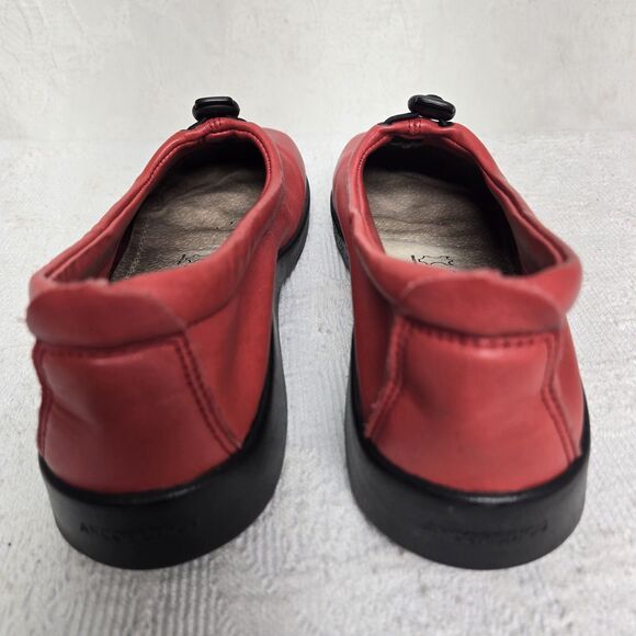 Arcopedico Red Leather Mary Janes 37 Sustainable Arch Support Comfort Cottage - Picture 3 of 8